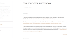 Desktop Screenshot of educatorsnotebook.com