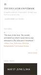 Mobile Screenshot of educatorsnotebook.com